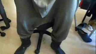 nlboots - military long johns undressing