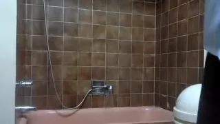 Shower, shirt, wank and nude!