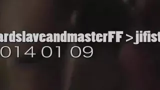 My ass fist punching and boxing by big hands