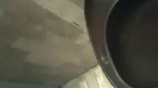 chubby cum at work sink