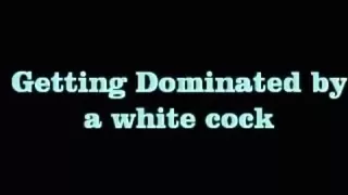 Interracial - Black Sub Serves His Dominant White Cock