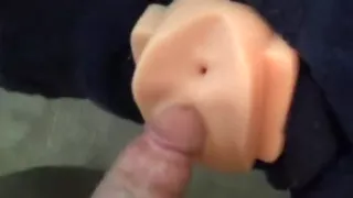 Fuckin Rubber Pussy and Ass Cummin