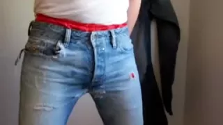 ripping two pairs of jeans and hot shorts