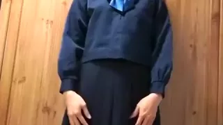 Strip Tease in Sailor Blouse