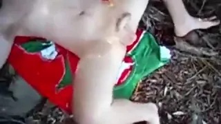 twink gets fed cock at the beach