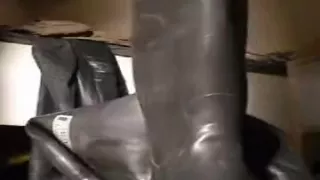 nlboots - could not get closer to bata waders, blue rubber