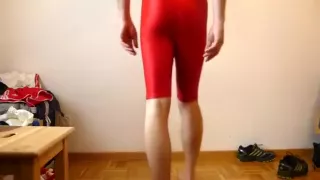 horny in wet spandex