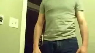 Jacking in jeans and boxers