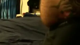 Tattooed Bear Jacking Off