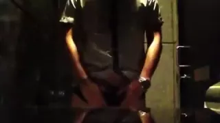 Cumming in Festival Walk toilet, Hong Kong