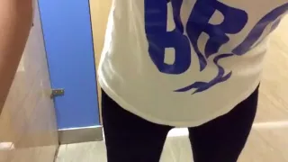 Jerk off in toilet at taipei mrt station