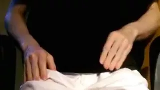 blue swimsuit and byby oil