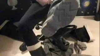 Amatør, Svart, Støvler, Tjekkisk, Fetish, Homo