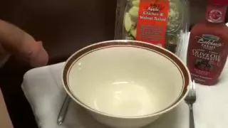 Salad with Raspberry Dressing and Piss