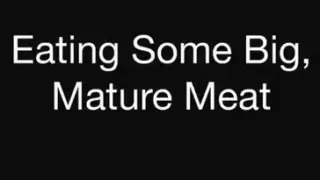 Reifes Fleisch mit einem cremigen Kern