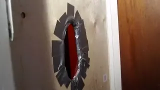 First visitor to my private gloryhole