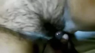 Telugu Bushy Cum-Hole Aunty Screwed by Paramour