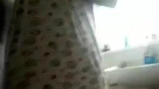 Indian immature in shower