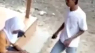 Arabian Hijabi Courageous College immature Hot Foreplay in Public Place