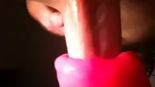 A fake cum-aperture toy helps me jack off and jizz extra portion of cum