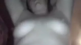 Non-Professional large adorable mother pale skin wife playing with her wonderful marangos