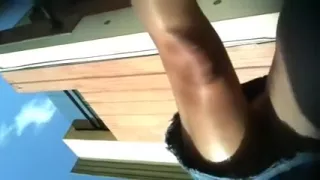 One Greater Amount hawt mulatto playgirl receives caught on shoe camera in her short skirt