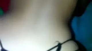 Banging my hot girlfriend in her constricted a-hole hole in doggy style