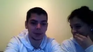 Glamorous college beauty flashes her bra on webcam in front of her friends