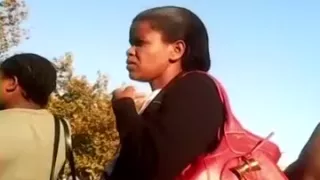 Captured chubby a-hole upskirt on non-professional camera during the time that standing in line