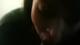 Dick thirsty darksome brown loved to taste that large and bulky cock