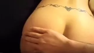 Drilling this small tattooed white gazoo doggy style