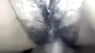 Fucking a hairy snapper of my aged lady on POV closeup movie