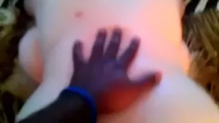 Her husband just left to work and I unknown in her house