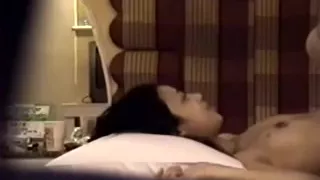 Hidden camera captures hot Asian wife suck a knob and then ride it hard