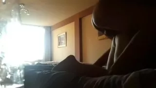 Lustful old lad fucks his fresh younger female-dominant-whore on web camera