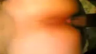 I fuck my Arab girlfriend's booty hole and cum-gap