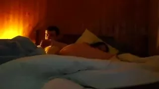 I make my brunette hair hair sweetheart sexually excited and fuck her hard on the bed