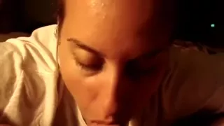 insatiable girlfriend  gives me the hottest oral job of my life on camera