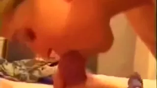 Intense oral-job sex by my friend's whorish golden-haired wife