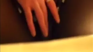 Interracial masturbation with my dark floozy getting her clam fingered