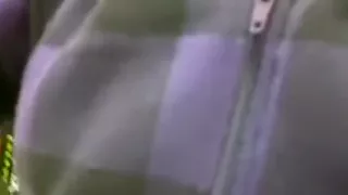 Lewd gal showed me her well-matured pointer beauties in the shop