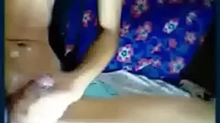 Majestic and skinny black brown shelady on web camera masturbating