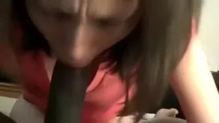 My darksome schlong is a sex tool for my white dark brown hair tenant chick