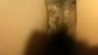 My bootyful wife receives her hirsute punani polished hard