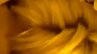 My sweetheart gives me an amazing oral-job job in bedroom and takes my dick deep throat