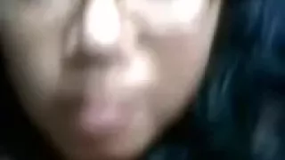 My swarthy girlfriend in glasses is damn proud of her big love mambos