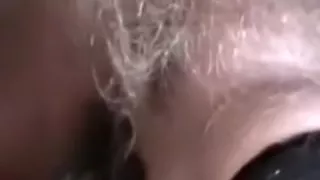 My corpulent aged whore wife with a plastic bag on her head