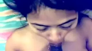 My Indian darksome brown wife knows how to satisfy my penis