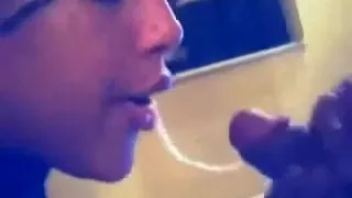 my nice looking ebony girlfriend  knows how to give a great oral-stimulation stimulation