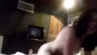 My raven haired girlfriend loves cowgirl position